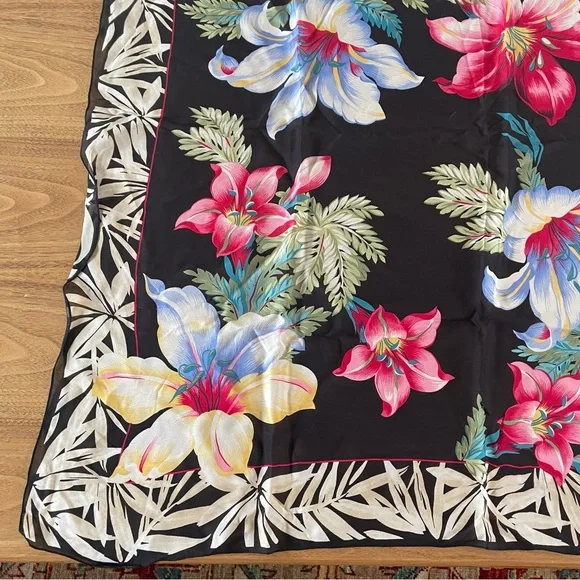 NWT Lauren Ralph Lauren sheer silk scarf
